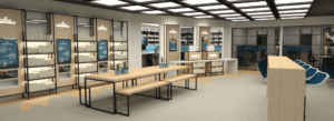 Concept Pharmacy Interior with Visplay Fittings
